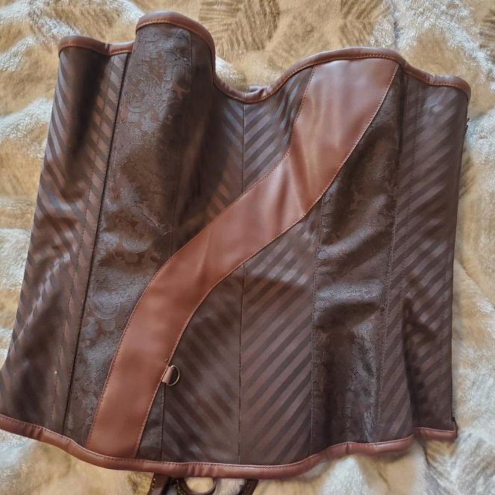 Steampunk Steel Bone Overbust-Corset
